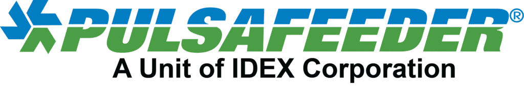 new pulsafeeder logo w a unit of idex 2022