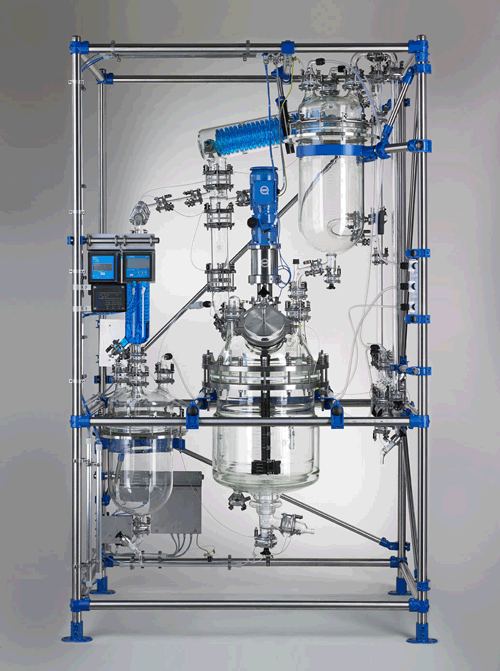 reactor de vidrio borosilicato