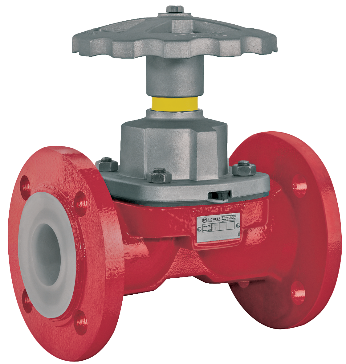 Richter Chemie-Technik válvula de diafragma