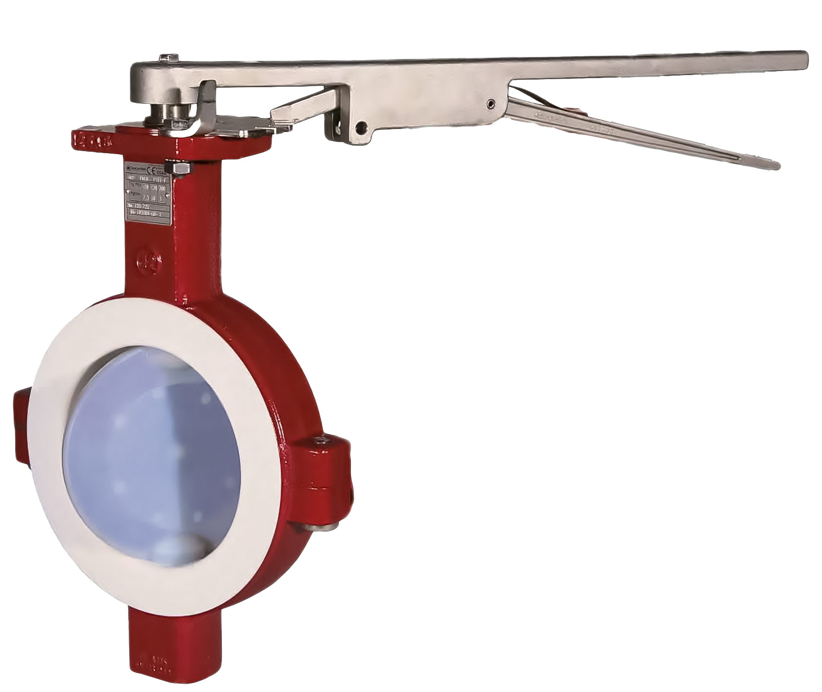 Richter Chemie-Technik válvula mariposa, sandwich