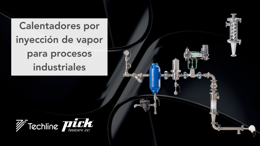 Calentadores por inyección de vapor para procesos industriales Calentadores por inyección de vapor