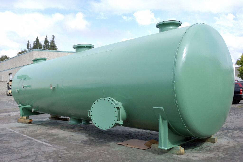 317 ss stainless steel 12' diameter drum pressure vessel roll cl
