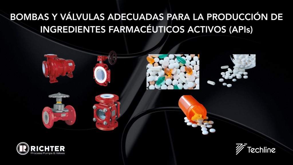 Este artículo presente las bombas y válvulas de Richter ideales para los procesos relacionados con la producción de ingredientes farmacéuticos activos